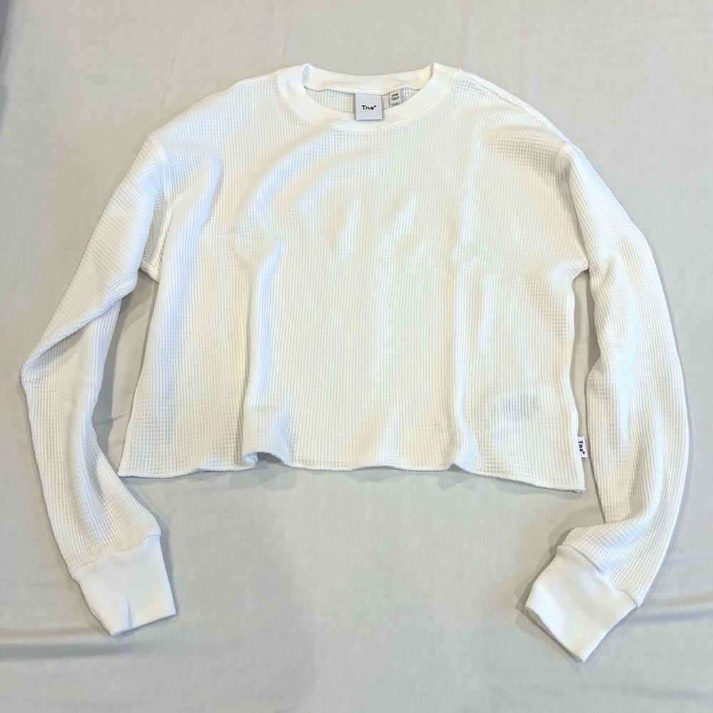 Aritzia TNA waffle long sleeves